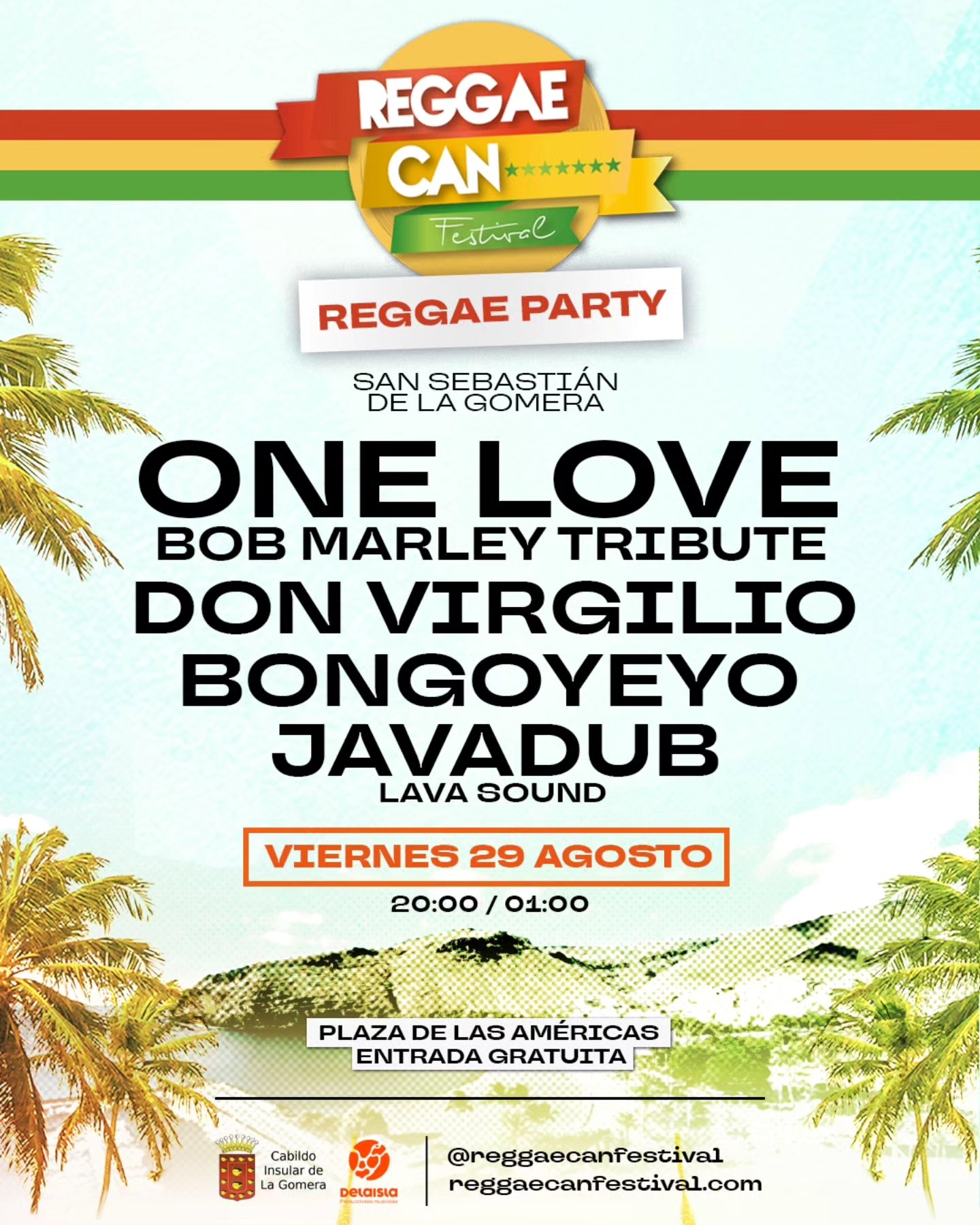 Imagen de El Reggae Can Festival llega a La Gomera con un tributo a Bob Marley y grandes artistas del reggae canario